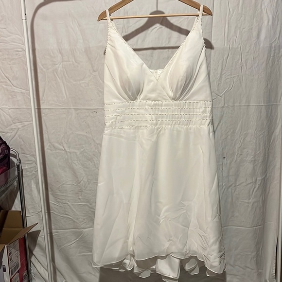 JJs House Dresses & Skirts - Ivory Short  wedding dress